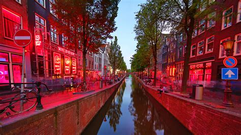 Red Light District Amsterdam .